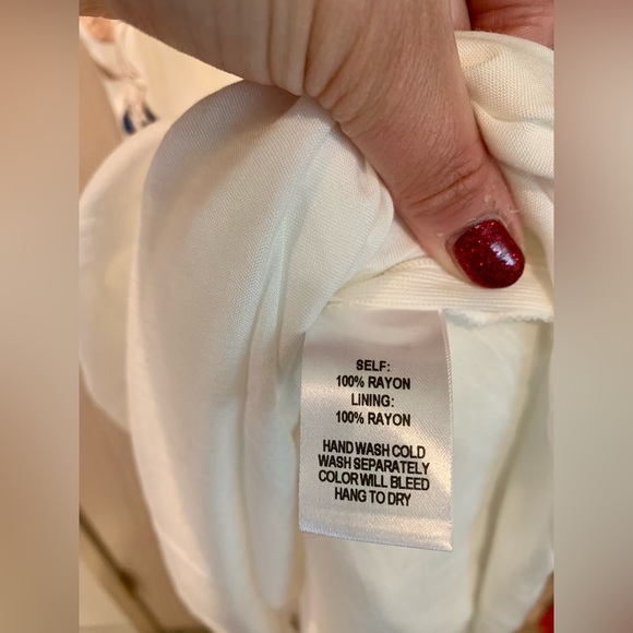 🆕NWT Lulu's white Spaghetti strap mini Dress with Embroidery - Picture 14 of 15